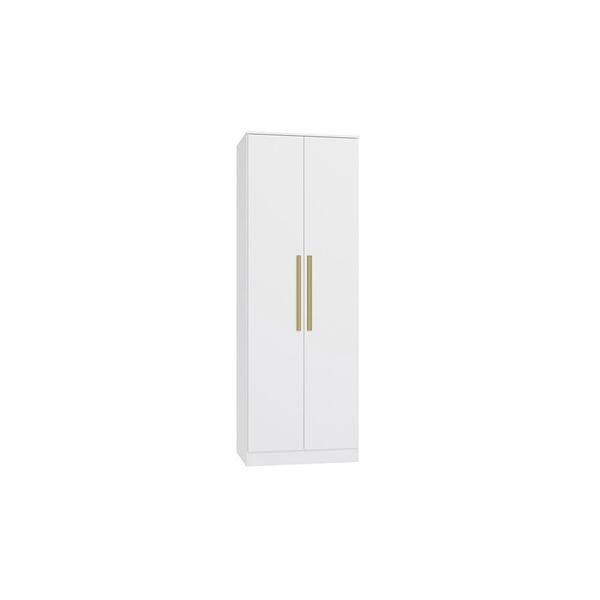 Guarda-roupa 2 Portas 2 Gavetas Kappesberg Adapt Branco