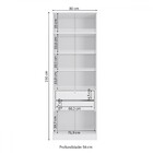 Guarda-roupa 2 Portas 2 Gavetas Kappesberg Adapt Branco