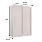 Guarda Roupa 2 Portas 2 Gavetas Panamá Sallêto Móveis