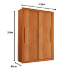 Guarda Roupa 2 Portas 2 Gavetas Panamá Sallêto Móveis