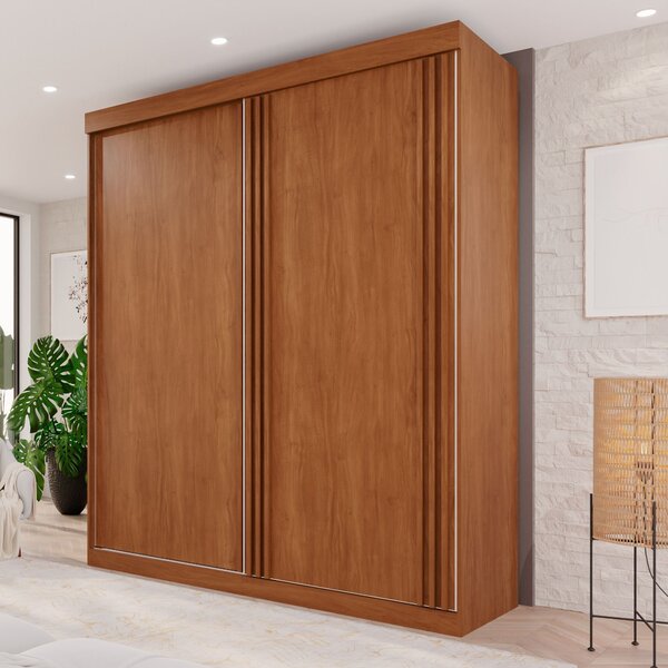 Guarda-roupa 2 Portas 3 Gavetas Blumenau Expresso Móveis Cina