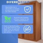 Guarda-roupa 2 Portas 3 Gavetas Blumenau Expresso Móveis Cina