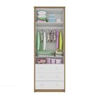 Guarda Roupa 2 Portas 3 Gavetas Dani Peroba