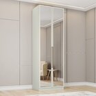 Guarda Roupa 2 Portas 3 Gavetas Predileto Areia Hp