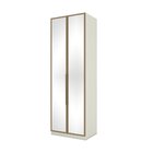 Guarda Roupa 2 Portas 3 Gavetas Predileto Areia Hp/jequitibá