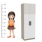 Guarda Roupa 2 Portas 3d 2 Gavetas Domi Mdp Politorno Legno/b