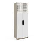 Guarda Roupa 2 Portas 3d 2 Gavetas Domi Mdp Politorno Legno/b