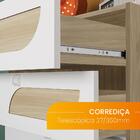 Guarda Roupa 2 Portas 3d 2 Gavetas Fox Mdp Politorno Legno/br