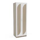 Guarda Roupa 2 Portas 3d 2 Gavetas Fox Mdp Politorno Legno/br