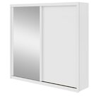 Guarda-roupa 2 Portas 4 Gavetas 100% Mdf Nix Com Espelho Bran