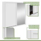 Guarda-roupa 2 Portas 4 Gavetas 100% Mdf Nix Com Espelho Bran