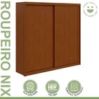 Guarda-roupa 2 Portas 4 Gavetas 100% Mdf Nix Frassino/off Whi
