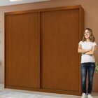 Guarda-roupa 2 Portas 4 Gavetas 100% Mdf Nix Frassino/off Whi