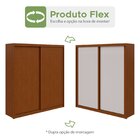 Guarda-roupa 2 Portas 4 Gavetas 100% Mdf Nix Frassino/off Whi