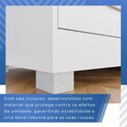 Guarda-roupa 2 Portas 4 Gavetas Ilhéus Espresso Móveis Branco