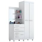 Guarda Roupa 2 Portas 4 Gavetas Mdf Flexcolor Melissa Acp Móv