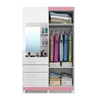 Guarda Roupa 2 Portas 4 Gavetas Mdf Flexcolor Melissa Acp Móv