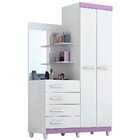 Guarda Roupa 2 Portas 4 Gavetas Mdf Flexcolor Melissa Acp Móv