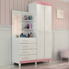 Guarda Roupa 2 Portas 4 Gavetas Mdf Flexcolor Melissa Acp Móv