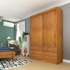 Guarda Roupa 2 Portas 6 Gavetas Cinamomo