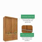 Guarda Roupa 2 Portas 6 Gavetas Cinamomo