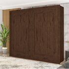 Guarda Roupa 2 Portas 8 Gavetas Magnifico Zanzini Jacaranda