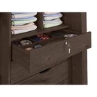 Guarda Roupa 2 Portas 8 Gavetas Magnifico Zanzini Jacaranda