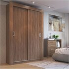 Guarda-roupa 2 Portas  Marrom/lineo