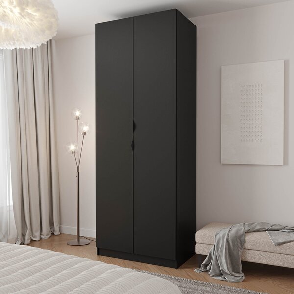 Guarda-roupa 2 Portas Cabideiro 2 Gavetas Hera Cabecasa Madei