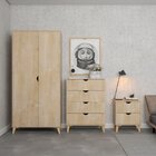 Guarda-roupa 2 Portas Com Cabide Puma Amadeirado