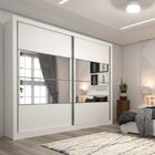 Guarda-roupa 2 Portas Com Espelho 6 Gavetas Florida Tcil Móve