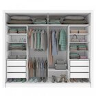 Guarda-roupa 2 Portas Com Espelho 6 Gavetas Florida Tcil Móve