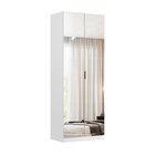 Guarda-roupa 2 Portas Com Espelho Altezza Branco
