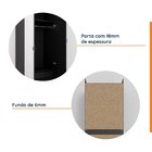Guarda-roupa 2 Portas Com Espelho Cabideiro 2 Gavetas Hera Ca