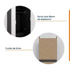 Guarda-roupa 2 Portas Com Espelho Cabideiro 2 Gavetas Hera Ca