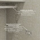 Guarda Roupa 2 Portas Com Espelho Seletto Areia Hp