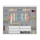 Guarda Roupa 2 Portas Com Espelhos Joinville Branco I Casa K