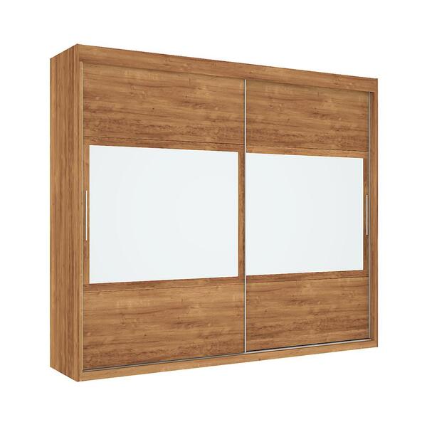 Guarda Roupa 2 Portas Com Espelhos Joinville Canela I Casa K