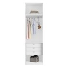 Guarda-roupa 2 Portas Com Gavetas Altezza Branco