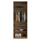 Guarda-roupa 2 Portas Com Prateleiras E Cabideiros 100% Mdf C
