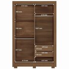 Guarda-roupa 2 Portas Correr 2 Gavetas Com Espelho Lapa Jatob