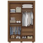Guarda-roupa 2 Portas Correr 2 Gavetas Com Espelho Lapa Jatoba