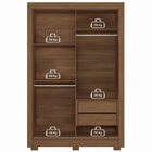 Guarda-roupa 2 Portas Correr 2 Gavetas Lapa Jatoba