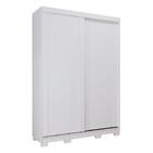 Guarda Roupa 2 Portas De Correr 100% Mdf Rubi Panan Branco