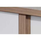 Guarda Roupa 2 Portas De Correr 100% Mdf Rubi Panan Branco