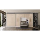 Guarda-roupa 2 Portas De Correr 1584mm Branco/macadâmia