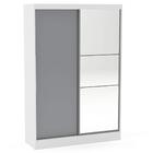 Guarda-roupa 2 Portas De Correr 1 Com Espelho Politorno Lynx