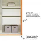 Guarda Roupa 2 Portas De Correr 2 Gavetas 223cm 100% Mdf   Fr