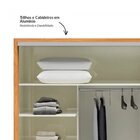 Guarda Roupa 2 Portas De Correr 2 Gavetas 267cm 100% Mdf   Fr
