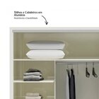 Guarda Roupa 2 Portas De Correr 2 Gavetas 267cm 100% Mdf   Of